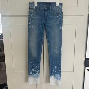 Polo by Ralph Lauren The Tompkins Splatter Paint Skinny Jeans